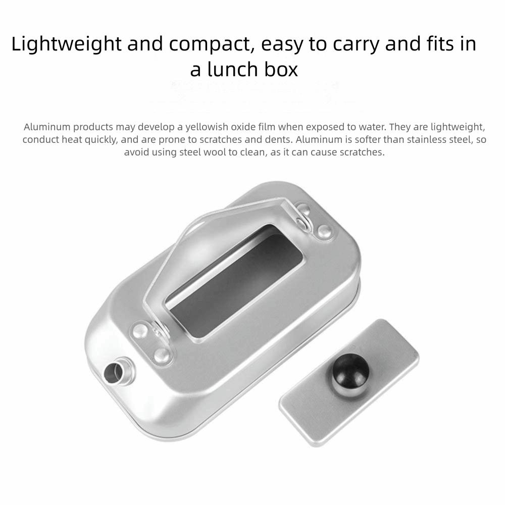 Aluminum Zinc Zinc Alloy Camping Tea Kettle Handheld Tea Cooker Portable Camping Boiling Water Pot  Tableware