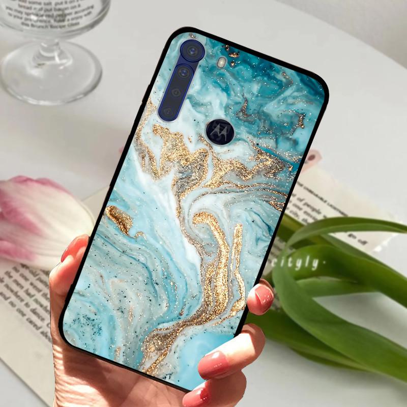 Phone Case For Moto One Fusion Plus Cover Marble Soft Silicone Protective Fundas for Motorola One Fusion Coque TPU Capas Fusion+