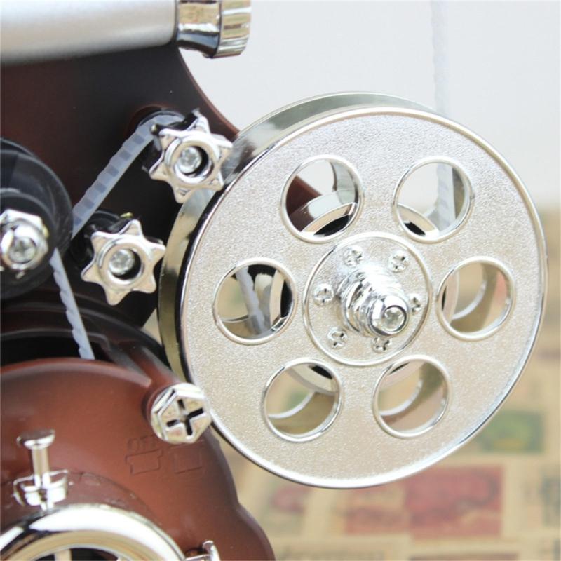 Movie Projector Music Box,Mechanism Wind Up Musical Box Movie Theater Theme Party Decorations Wedding Birthday Gift