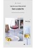 Handmade Burgundy Crystal Wine & Champagne Glass Stemware Set