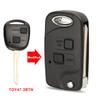 Jingyuqin Telecomando Pieghevole a Scatto Guscio Chiave Auto per Toyota Yaris Carina Corolla Avensis Copertura Toy43 Toy47 Toy48 Con Pulsanti