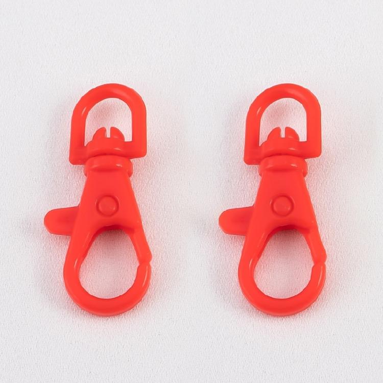 20PCS Practical Plastic Lobster Clasps Safe Materials Jewelry Component Supplies for Jewelry Findings and Keychains
