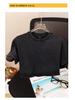 Women's Washed Vintage Cropped T-shirt: Heavyweight 230g Pure Cotton, Retro Loose Fit, Short Sleeve Waist-Length Top