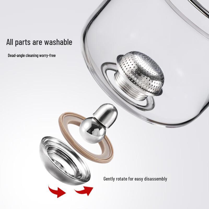 Magnetic Tea Infuser Glass Teapot