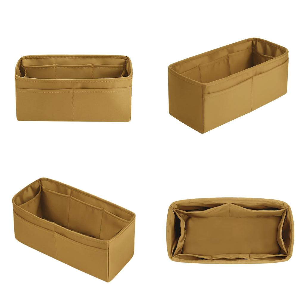 KINGS IN BAG Luxury Lightweight Storage Bag Satin Bag Inner Applicable To Birkin 25 Applicable To Birkin 25 Birkin Bag-in-bag Bag-in-bag (sesame, 25)