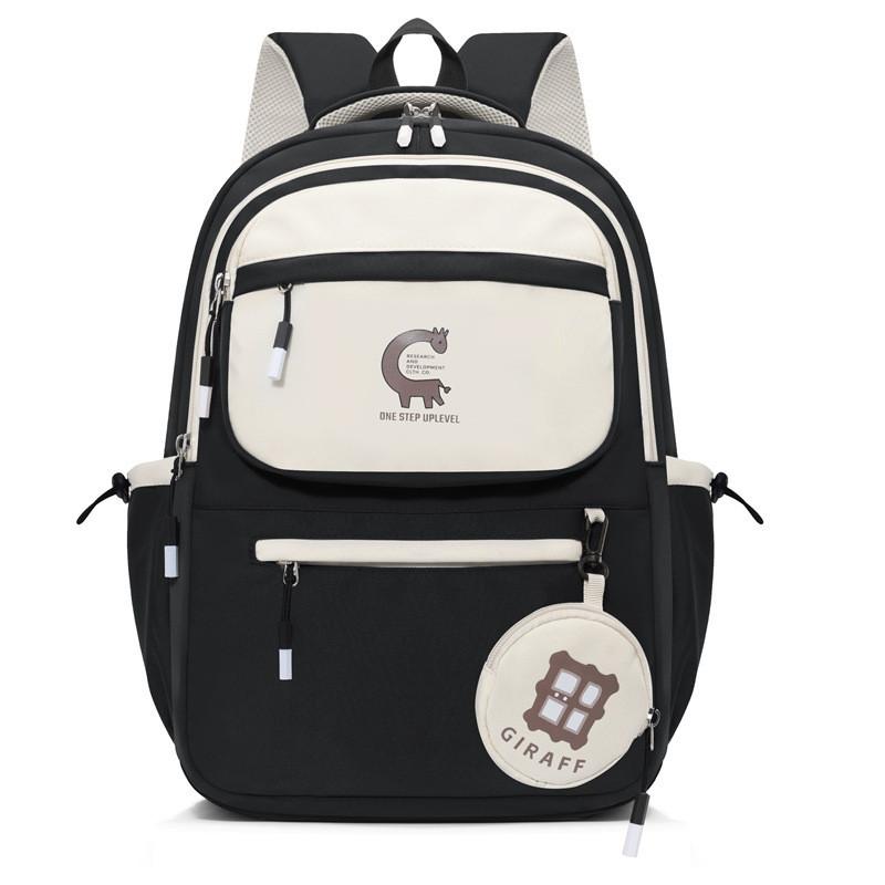 Cute And Spacious Childrens Backpack For School Oxford Cloth With Curved Shoulder Straps