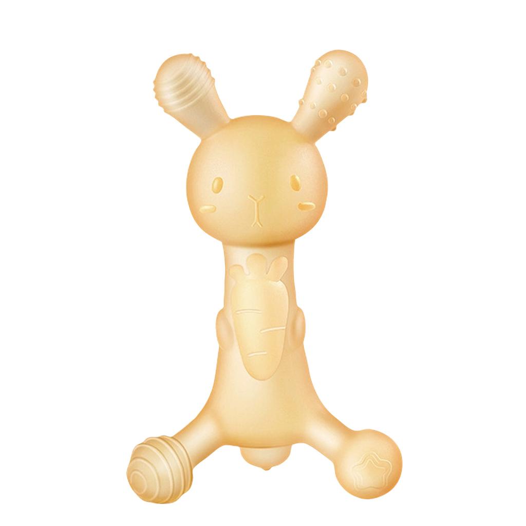 Baby Teething Toys For Babies 0-6 6-12 Months, Silicone Giraffe Teethers  Toys, Soft-Textured Chew Toys