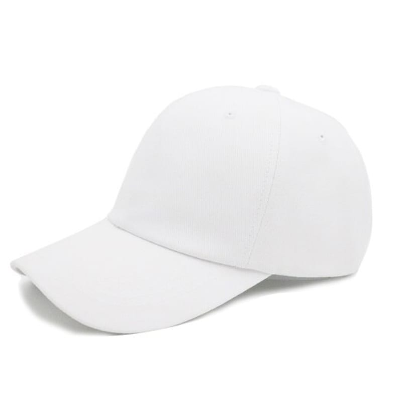 

STANDUP Plain White Color Ball Cap LITE FIT