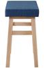 AZUMAYA Van Bi Stool, Navy (CL-785CNV)
