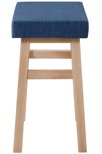 AZUMAYA Van Bi Stool, Navy (CL-785CNV)