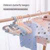 Non-Marking Plastic Baby Clothes Hangers - Multifunctional Drying Rack for Newborns and Kids