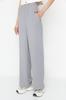 Women's Fashion New Trousers Khaki Wide Leg Wide Leg Elastic Waist Woven Trousers