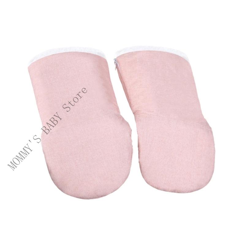 H3CD Warm and Dry Strollers Gloves Thick Fleece Interior Hand Warmer Mittens for Parents on Various Strollers Types