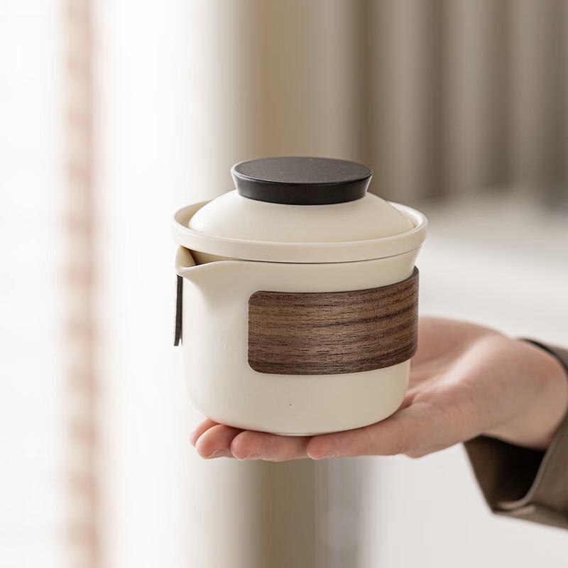 LISM Portable Ceramic Travel Tea Set