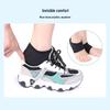Black and Red Heel Protector Socks for Men and Women - Sock-type Shoe Cover and Foot Protection
