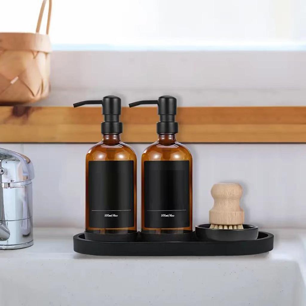 Multipurpose Silicone Ellipse Bathroom Storage Tray Waterproof Nonslip Organizers For Cosmetics And Toiletries