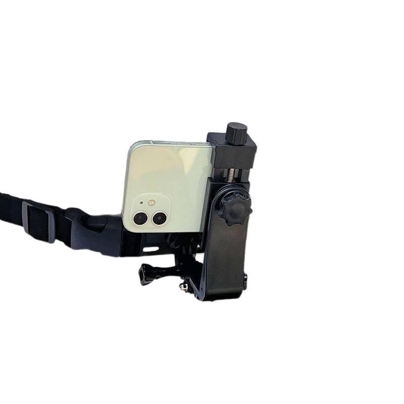Anti-Shake Chest Mount for Phone Camera - Ideal for Outdoor Activities like Fishing, Live Streaming, Mountaineering, and Cycling