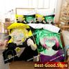 3D Print Anime Mission Yozakura Family Bedding Set Printed With Pillowcase Duvet Cover Soft Single Double Queen Super King Size