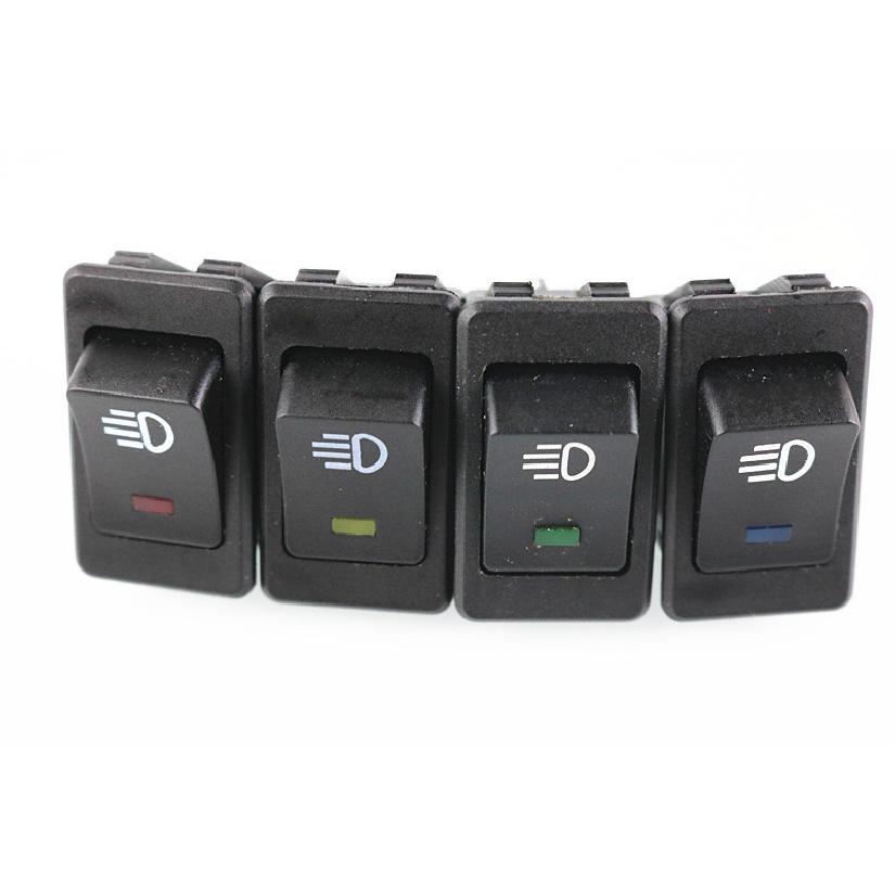KCD4 Rocker Switch ON-OFF 2 Position 4 Pins LED 12V 35A automobile refitting fog lamp switch with light Rocker switch