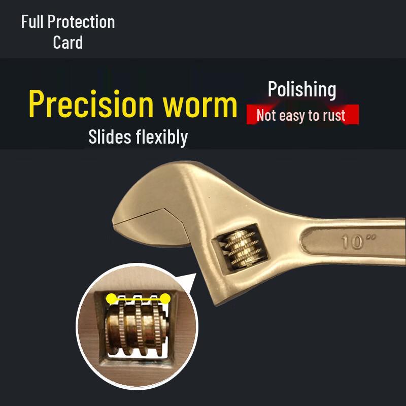 Explosion-Proof Aluminum Bronze Adjustable Wrench