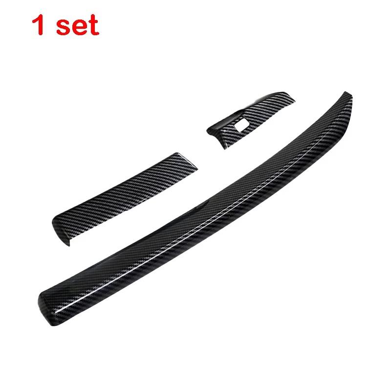 3pcs For Honda Accord 8th Gen 2008-2013 Car Dashboard Strips Trim black brushed Interior Auto Parts Accessories