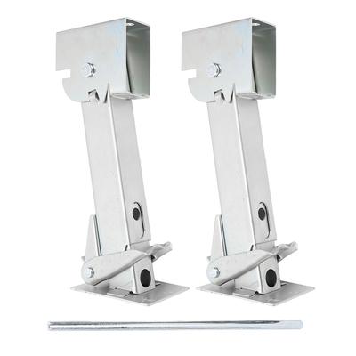 2 BUC Cric Stabilizator 650lbs Suport 1000lbs Capacitate de Ridicare Galvanizat Telescopic Ajustabil