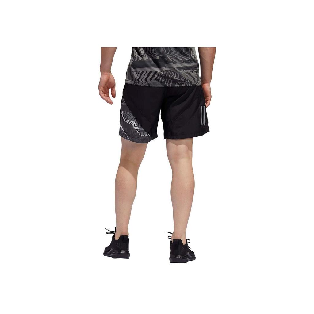 Adidas Moisture-Wicking Breathable Elastic Sports Shorts Men shorts Black Gray ED9283