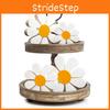 Wooden Daisy Ornaments With 3d Flower Craft For Vintage House Decor
