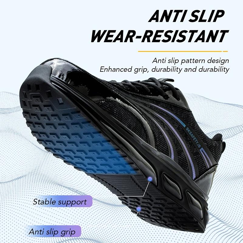 steel toe work safety boots comfortable safety man shoes 48 industrial safety shoes men for work light weight sneakers for work