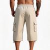 Men's Casual And Fashionable Lace-up Lightweight Sports Shorts - Men's Loose Multi-pocket Work Pants