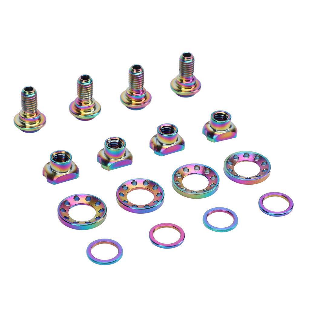 16PCS Road Bike C Brake Clamp Screw Kit Ti Alloy Lightweight C Brake Clamp Screw Bolt Set for R8000