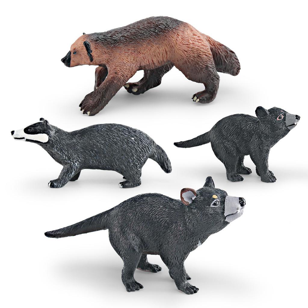 Eurasian Badgers Pvc Wildlife Figure For Kids Learning And Nature Decor