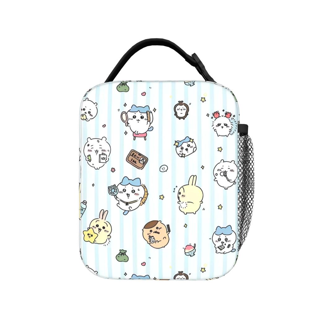 Cute Cartoon Manga Chiikawas Insulated Lunch Bags Leakproof Reusable Cooler Bag Tote Lunch Box Office Picnic Men Women