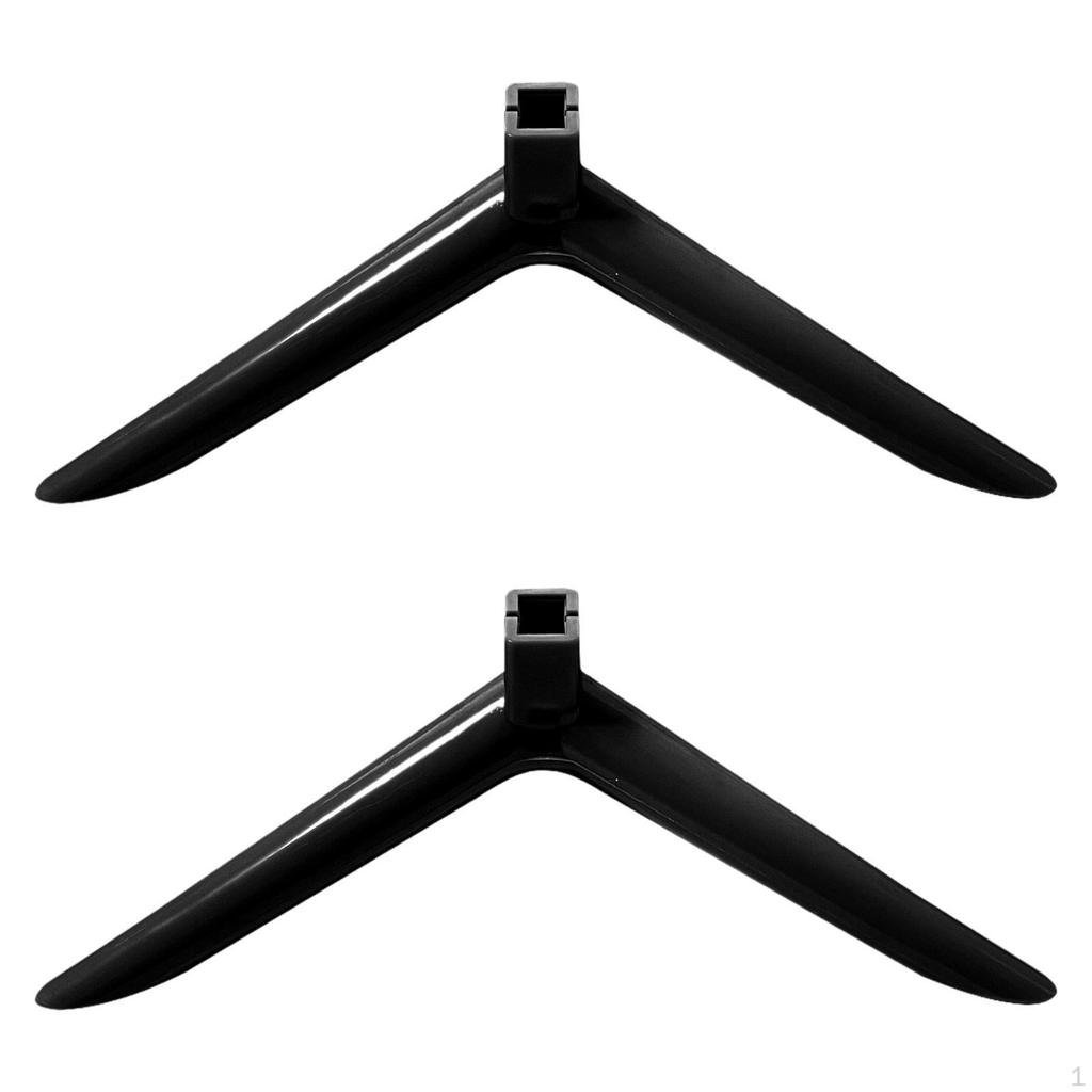 2 Pieces Table TV Stands Accessories Easy to Install Stable 24in/43in Anti-slip Television Mount