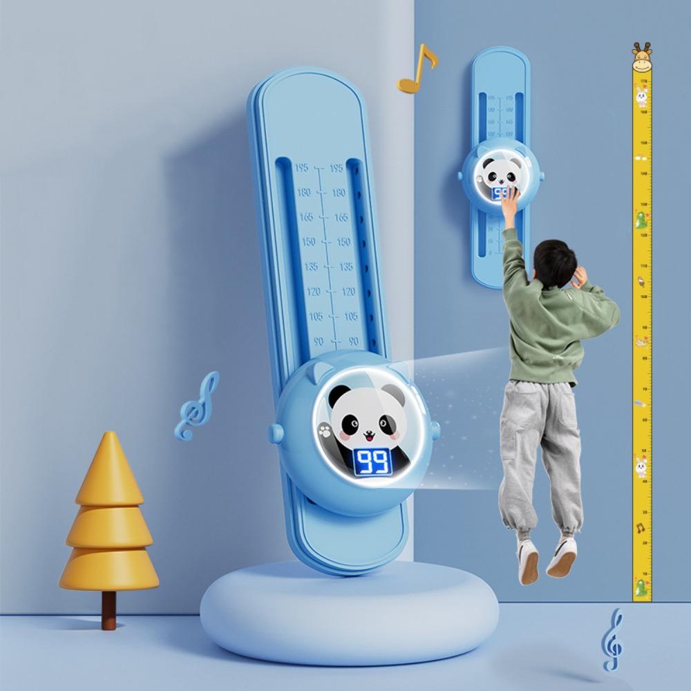 Luminous Interactive Children's Jump Trainer Built-in Voice Prompts Adjustable Height Touch Device LED Display