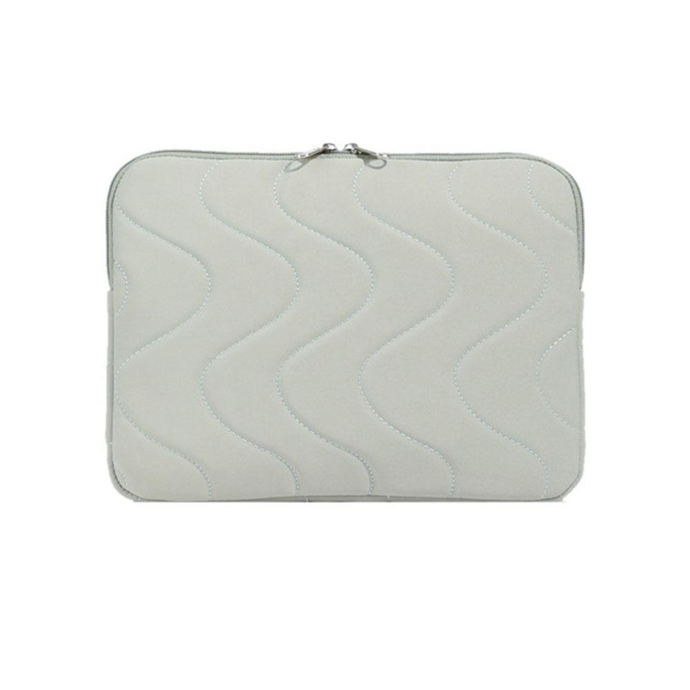 

Повседневные чехлы для ноутбуков Мягкая подкладка Защитный чехол для компьютера Простая стеганая сумка для ноутбука Дом S зелёный