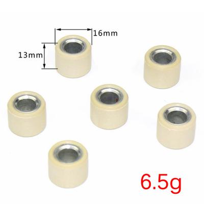 6Pcs Gy6 50 80Cc Driving Wheel Variator Roller Modified Scooter Engine Parts