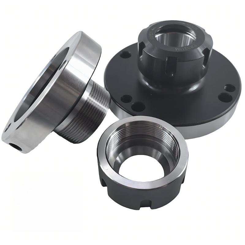 High-Precision ER25/ER32 Collet Holder Flange Quick Clamp for Engraving Machine