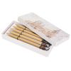 5Pcs Bamboo Dip Pen Bamboo Nib/No.1-5 Nib/Oblique Nib Set 5 Nib Sizes Boxed Dip Pen Beginner Friendly Easy To Use