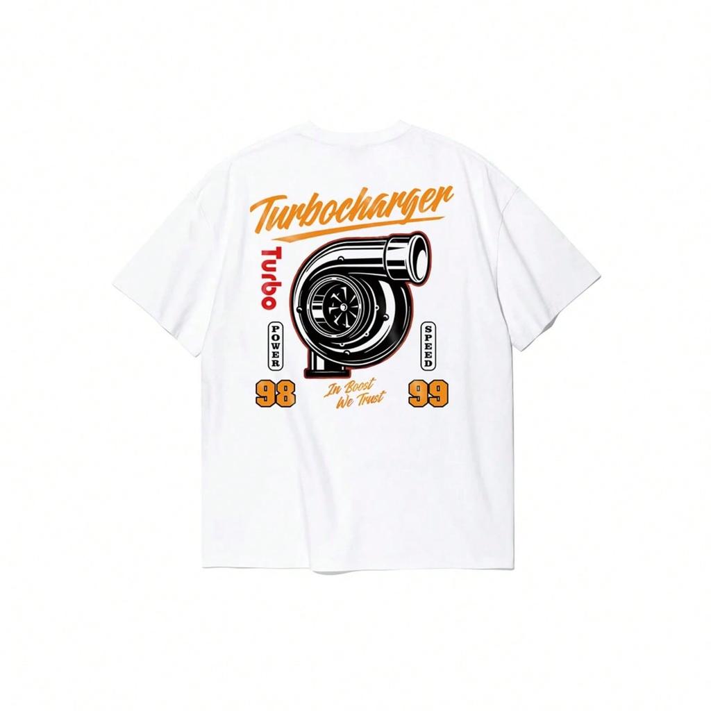 New JDM Modified Car Accessories Turbocharged Printed Graphic T-Shirt 's Clothing Breathable Motorcycle T-Shirt RWB