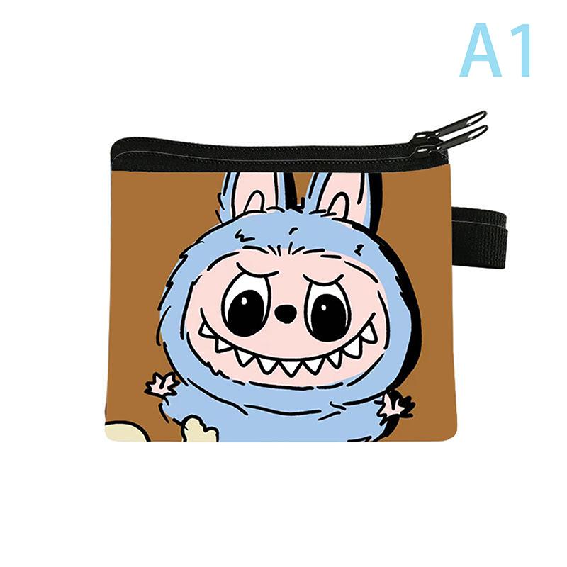 1 PC New LaBuBu Cute Cartoon Coin Purse Wristlet Bag Cartoon Wallet Mini Zipper