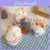 Cute Hamster Plush Keychain With Milk Tea Apron For Car Accessories And Gifts