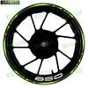 For Z650 Z 650 motorcycle accessories 17 inch front and rear wheel decals fairing hub reflective rim stripe sticker decoration