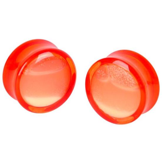 Luminous Ear Expander Tunnel Plug Stretcher Women Anti Allergy Acrylic Jewelry