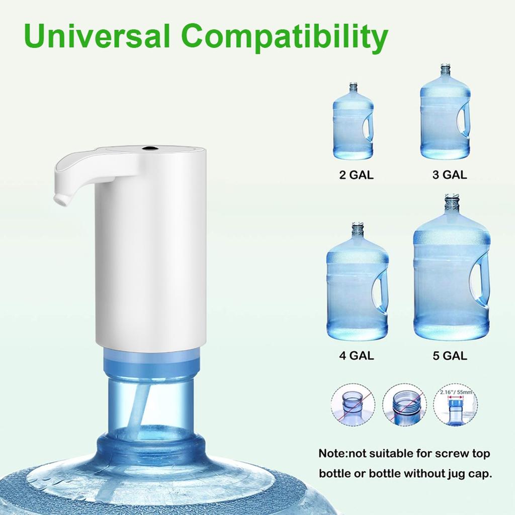 USB Charging Electric Pumping Bucket Water Purifier Automatic Water Dispenser