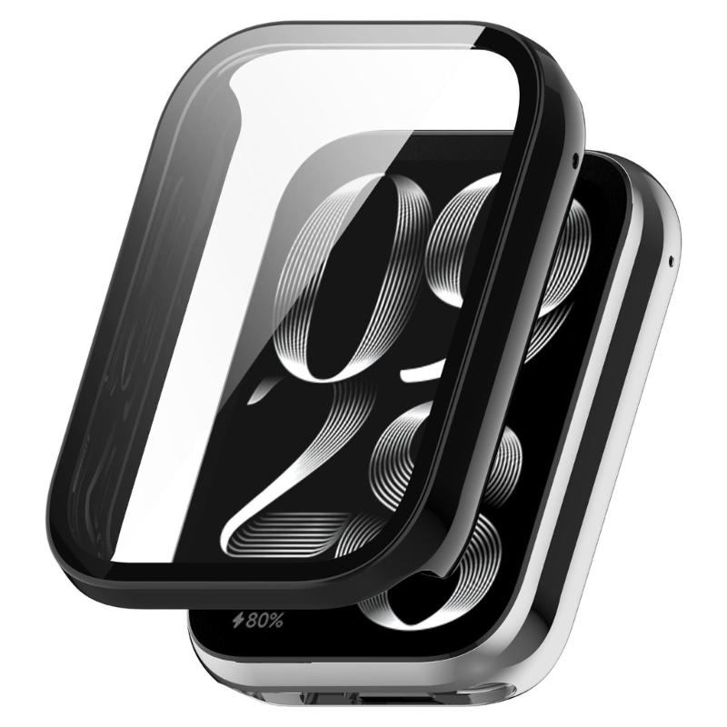 Watch Protector Case with Film for Smart Band 8 Pro Wristwatch Full Coverage Anti-scratch Cover Housing Screen Protector