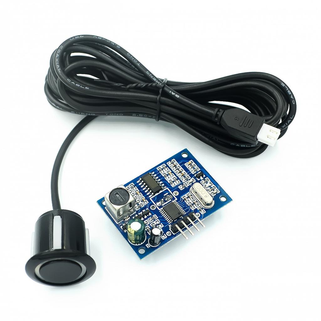 Waterproof Ultrasonic Distance Measuring Module, Integrated Ranging Sensor SR04T AJ-SR04M for Car Reversing