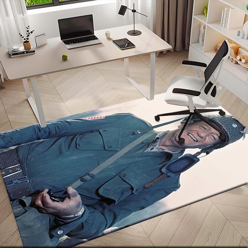 1pc Legendary John Wayne Carpet Rug for Living Room Bedroom Home Sofa Decoration,Kids play Non-slip Floor Mat