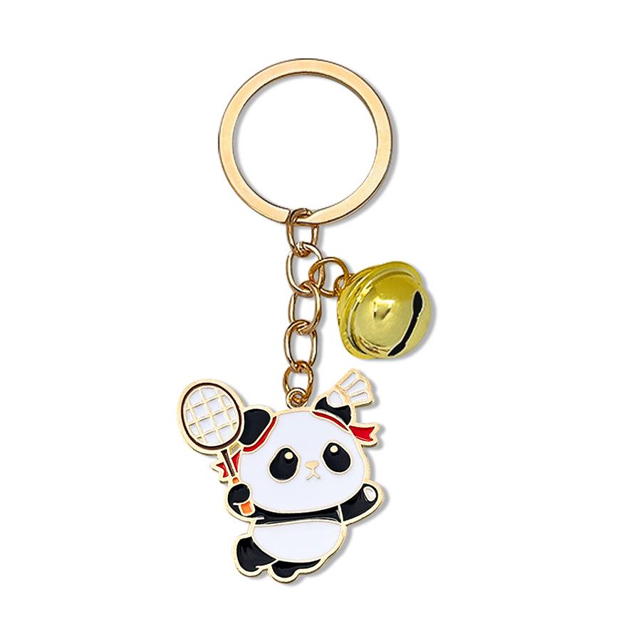 Cute Panda Keychain Pendant - Chinese Style Bag Charm & Earphone Case Accessory Gift