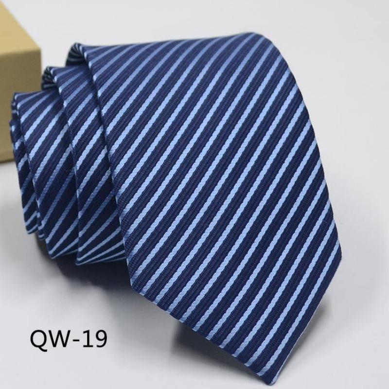 Men'S Dress Business Casual Professional Groom Wedding Best Man Striped Jacquard Fine Gentleman Men'S Premium Tie